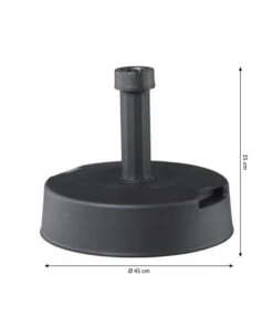 Beo Beton Schirmständer, 30 Kg -Optimal Gartenmöbel Geschäft 1412618 WE BG 001 Schirmst30kgBetonAnthrazitN