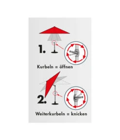Doppler Sonnenschirm Expert Auto Tilt, Rund, Ca. Ø320 Cm -Optimal Gartenmöbel Geschäft 1676428 1676477 1676485 1676931 WE DE 002 Expert320