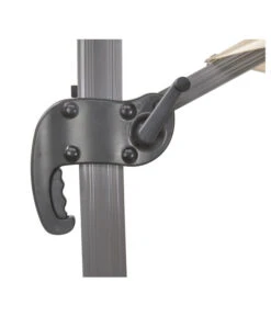 Schneider Ampelschirm Rhodos, Rund, Ca. Ø350 Cm -Optimal Gartenmöbel Geschäft 1707785 WE DE 002 Rhodosrondoanthrazit