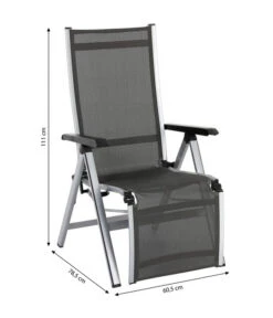 MWH Relaxsessel Elements, Silber -Optimal Gartenmöbel Geschäft 1895481 WE BG 001 ElementsRelaxsesselSilberAnthrazith