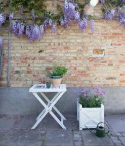 Cinas Tabletttisch, Ca. B60/H65/T40 Cm -Optimal Gartenmöbel Geschäft 2012284 WE MO 001 Tabletttisch