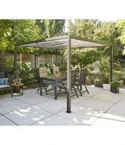 Siena Garden Schattenmanufaktur® Pergola Basis Libera, Ca. B315/H217/T315 Cm -Optimal Gartenmöbel Geschäft 2048817 WE MO 010 LiberaPergolaBasis