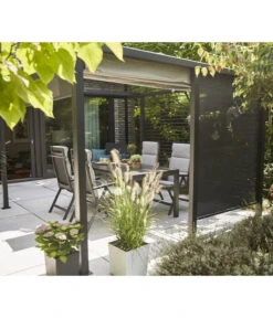 Siena Garden Schattenmanufaktur® Pergola Blende Ranotex, Ca. B150/H210 Cm -Optimal Gartenmöbel Geschäft 2048874 WE MO 008 ManufakturBlendeRanotex150