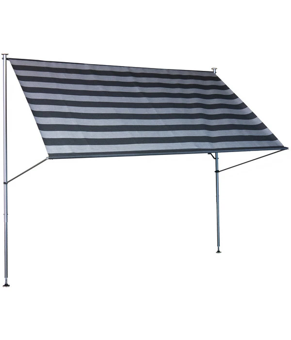 Angerer Klemmmarkise Premium, Gestreift, Ca. B350/H275/T170 Cm 3 Angerer Klemmmarkise Premium, Gestreift, Ca. B350/H275/T170 Cm