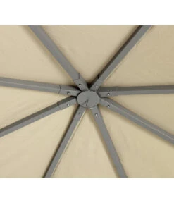 Tepro Gartenpavillon Marabo, Ca. B305/H275/T305 Cm -Optimal Gartenmöbel Geschäft 2190643 WE DE 002 PavillonMaraboTaupe