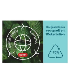 Keter Aufbewahrungsbox Capri, 305 Liter, Ca. B123/H57/T53,5 Cm -Optimal Gartenmöbel Geschäft 2190700 WE IG 001 KeterAufbewahrungsbox