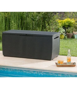 Keter Aufbewahrungsbox Capri, 305 Liter, Ca. B123/H57/T53,5 Cm -Optimal Gartenmöbel Geschäft 2190700 WE MO 002 KeterAufbewahrungsbox