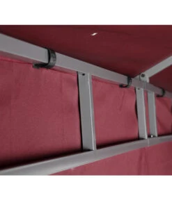 Tepro Seitenteilset Für Gartenpavillon Lehua Und Waya -Optimal Gartenmöbel Geschäft 2191054 WE DE 002 SeitenteilsetLehuaWayaburgund