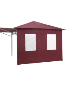 Tepro Seitenteilset Für Gartenpavillon Lehua Und Waya -Optimal Gartenmöbel Geschäft 2191054 WE FS 004 SeitenteilsetLehuaWayaburgund 1