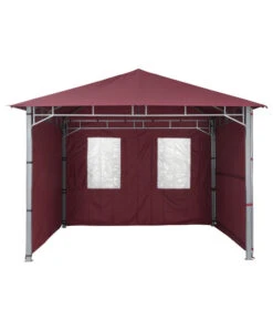 Tepro Seitenteilset Für Gartenpavillon Lehua Und Waya -Optimal Gartenmöbel Geschäft 2191054 WE FS 007 SeitenteilsetLehuaWayaburgund 1