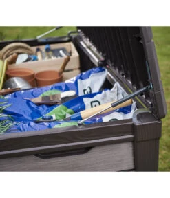 Keter Aufbewahrungsbox Brushwood, 455 Liter, Ca. B145/H60,3/T69,7 Cm -Optimal Gartenmöbel Geschäft 2191161 WE DE 002 KeterAufbewahrungsbox