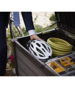 Keter Aufbewahrungsbox Brushwood, 455 Liter, Ca. B145/H60,3/T69,7 Cm -Optimal Gartenmöbel Geschäft 2191161 WE DE 003 KeterAufbewahrungsbox