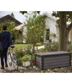 Keter Aufbewahrungsbox Brushwood, 455 Liter, Ca. B145/H60,3/T69,7 Cm -Optimal Gartenmöbel Geschäft 2191161 WE MO 004 KeterAufbewahrungsbox