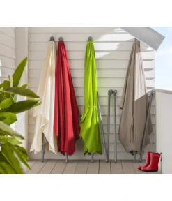 Dehner Sonnenschirm Keros, Rechteckig, Ca. B255/T170 Cm -Optimal Gartenmöbel Geschäft 2408060 WE MO 002 DehnerSchirmKerosCremeNeu