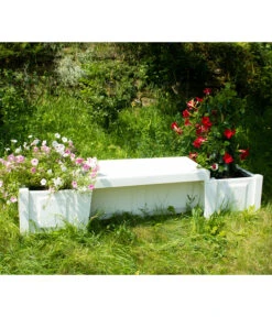 KHW Kunststoff-Gartenbank Berlin 19 KHW Kunststoff-Gartenbank Berlin -Optimal Gartenmöbel Geschäft 2547339 WE MO 001 BankBerlinweiss