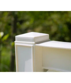 KHW Kunststoff-Gartenbank Kopenhagen -Optimal Gartenmöbel Geschäft 2547511 WE DE 001 BankKopenhagenweiss