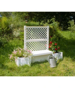 KHW Kunststoff-Gartenbank Kopenhagen -Optimal Gartenmöbel Geschäft 2547511 WE MO 004 BankKopenhagenweiss