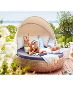 Dehner Sunlounger Florida, Ca. B160/H70/T220 Cm -Optimal Gartenmöbel Geschäft 2766806 WE MO 001 DehnerSunloungerFloridaNeu