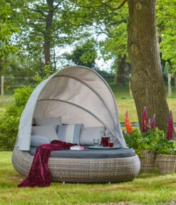 Dehner Sunlounger Florida, Ca. B160/H70/T220 Cm -Optimal Gartenmöbel Geschäft 2766806 WE MO 002 DehnerSunloungerFloridaNeu