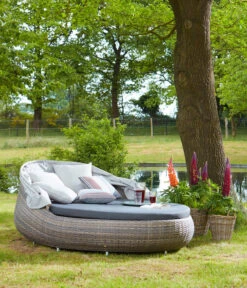 Dehner Sunlounger Florida, Ca. B160/H70/T220 Cm -Optimal Gartenmöbel Geschäft 2766806 WE MO 003 DehnerSunloungerFloridaNeu