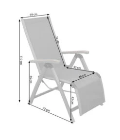 Dehner Relaxsessel Colmar -Optimal Gartenmöbel Geschäft 2779155 WE BG 001 RelaxsesselColmarSchwarzSkizzeNeu