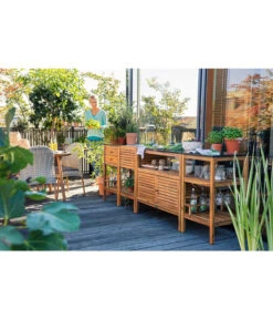 Dehner Schubladenschrank Southampton, 50 X 50 X 90 Cm -Optimal Gartenmöbel Geschäft 2806511 2806545 2806644 2806230 WE MO 001