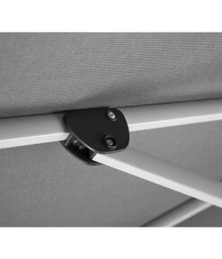 Schneider Premium Ampelschirm Monaco, Granitgrau, Quadratisch, Ca. B300/T300 Cm -Optimal Gartenmöbel Geschäft 2887982 WE DE 005 SchirmMOnaco300x300