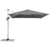 Schneider Premium Ampelschirm Monaco, Granitgrau, Quadratisch, Ca. B300/T300 Cm -Optimal Gartenmöbel Geschäft 2887982 WE FS 001 SchirmMOnaco300x300