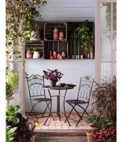 Metalltisch Antik, Ca. Ø61/H72 Cm -Optimal Gartenmöbel Geschäft 3214889 WE MO 001 GruppeAntikNEU