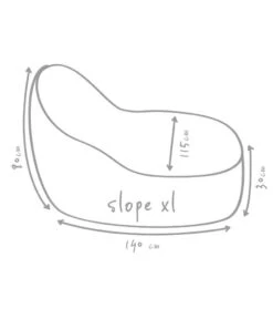 Outbag Outdoor-Sitzsack Slope XL Plus -Optimal Gartenmöbel Geschäft 3464930 WE DE 002 SlopeXlPlusAnthrazit