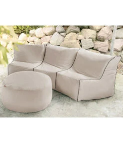 Outbag Outdoor-Sitzsack Piece Zipper Plus -Optimal Gartenmöbel Geschäft 3484821 WE MO 002 OutbagOutdoorsitzsackbeige