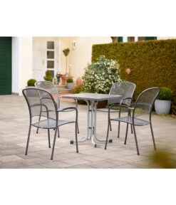 Sieger Boulevard-Klapptisch Mecalit®-PRO, Ca. B70/H72/T70 Cm -Optimal Gartenmöbel Geschäft 3885589 WE MO 001 Gruppecarlo