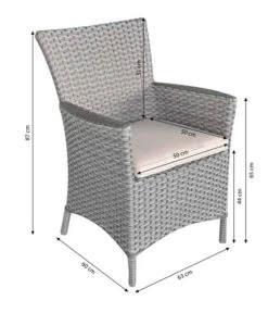 Dehner Geflechtsessel Salzburg -Optimal Gartenmöbel Geschäft 4038154 WE FS 001 FlechtsesselSalzburg