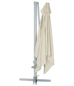 Dehner Ampelschirm Zypern, Quadratisch, Ca. B300/T300 Cm -Optimal Gartenmöbel Geschäft 4055109 WE FS 002 AmpelschirmZypernCremeNeu