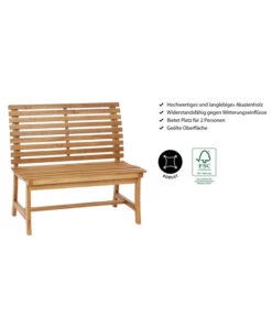 Dehner Akazienbank Paisley, 2-Sitzer 10 Dehner Akazienbank Paisley, 2-Sitzer -Optimal Gartenmöbel Geschäft 4069167 WE IG 001 AkazienbankPaisley