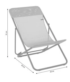 Lafuma Liegestuhl Maxi Transat, Batyline® -Optimal Gartenmöbel Geschäft 4070017 WE BG 001 LafumaMaxiTransatLac