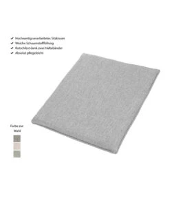 Dehner Balkonkissen Nick, Ca. B40/H5/T45 Cm -Optimal Gartenmöbel Geschäft 4174579 WE IG 001 DehnerBalkonkissenNickGruen