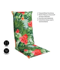 Dehner Hochlehnerpolster Varadero, Ca. B120/H8/T50 Cm -Optimal Gartenmöbel Geschäft 4182762 WE IG 001 HLPolsterVaradero