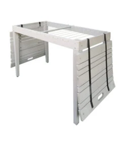 Habau Balkontisch Mit Wäscheleine, Ca. B106/H75/T60 Cm -Optimal Gartenmöbel Geschäft 4192795 WE FS 003 HabauBalkontischWaeschespinne