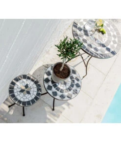 Dehner Mosaiktisch Diana -Optimal Gartenmöbel Geschäft 4209789 WE MO 002 DehnerBeistelltischDianaNeu