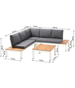Dehner Aluminium-Lounge Malibu, 2-teilig 14 Dehner Aluminium-Lounge Malibu, 2-teilig -Optimal Gartenmöbel Geschäft 4209870 WE BG 001 LoungeMalibuNEU