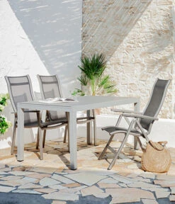 Dehner Ausziehtisch Chicago, Ca. B160-210/H74/T90 Cm -Optimal Gartenmöbel Geschäft 4210381 WE MO 002 GruppeChicagoNEU