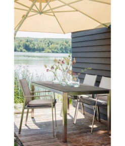 Dehner Premium Esstisch Nantes, Ca. B152/H75/T90 Cm -Optimal Gartenmöbel Geschäft 4218210 4209920 4209938 WE DE 008 DehnerTischNantesNEUtif