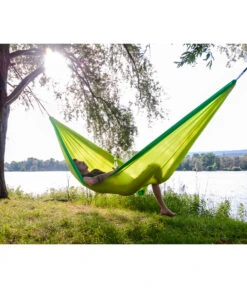 La Siesta Doppel-Reisehängematte Colibri 3.0, 350 X 190 Cm -Optimal Gartenmöbel Geschäft 4314670 WE MO 001 LaSiestaEinzelhaengemattePalm
