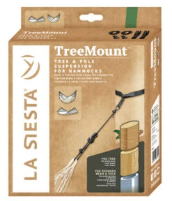 La Siesta Multizweck-Befestigung Tree Mount, Schwarz -Optimal Gartenmöbel Geschäft 4315206 WE FS 003 LaSiestaHaengemattenbefestigungTreeMount