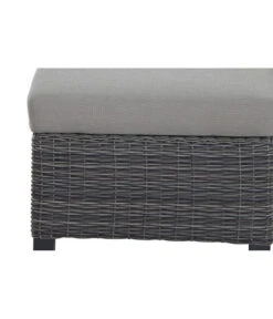 Siena Garden Hocker Corido, Ca. B63/H45/T61 Cm -Optimal Gartenmöbel Geschäft 4330510 WE DE 002 Hockercoridocharcoal