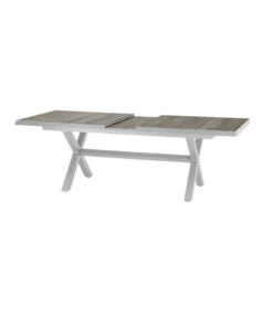 Siena Garden Ausziehtisch Sincro, Hellgrau, Ca. B200-260/H77/T100 Cm -Optimal Gartenmöbel Geschäft 4331245 WE DE 008 Ausziehtischsincroweiss