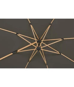 Schneider Ampelschirm Rhodos Twist Woody, Anthrazit, Rechteckig, Ca. B300/T360 Cm -Optimal Gartenmöbel Geschäft 4355640 WE DE 008 RhodosTwistWoody