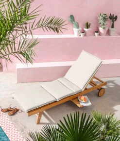 Dehner Rollliege Ravenna, Ca. B70/H89/T200 Cm -Optimal Gartenmöbel Geschäft 4407086 WE MO 002 RollliegeRavennaNEU