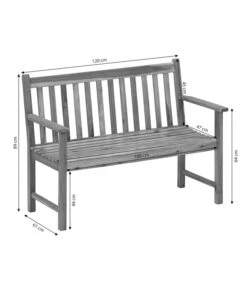 Dehner Bank Mykonos, 2-Sitzer -Optimal Gartenmöbel Geschäft 4407201 WE BG 001 BankMykonos